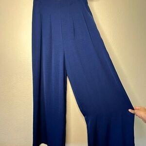 Forever 21 Navy Wide-Leg Pants